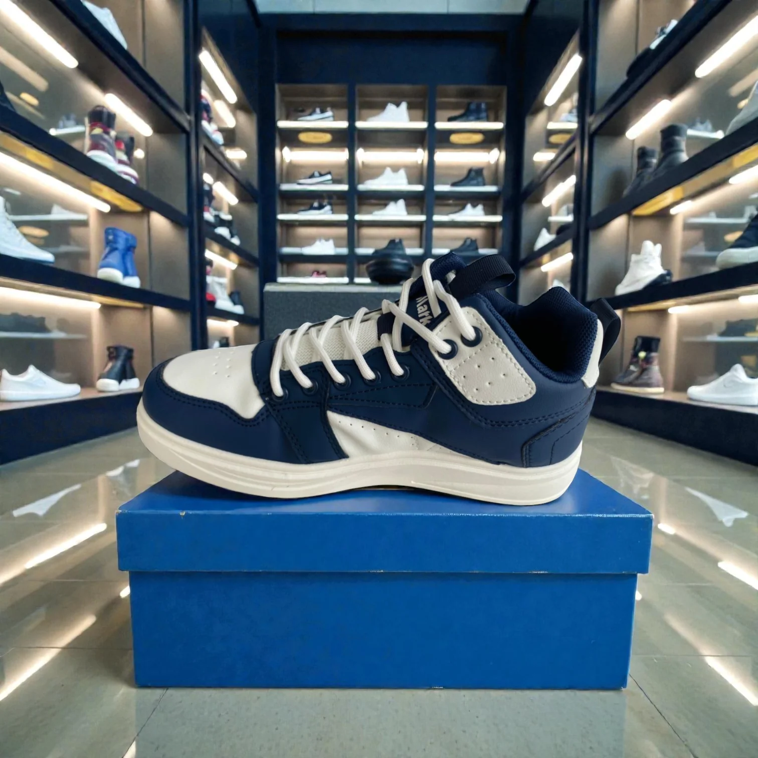 102 Navy Men’s Comfort Sneakers – Casual Walking Shoes - Image 4