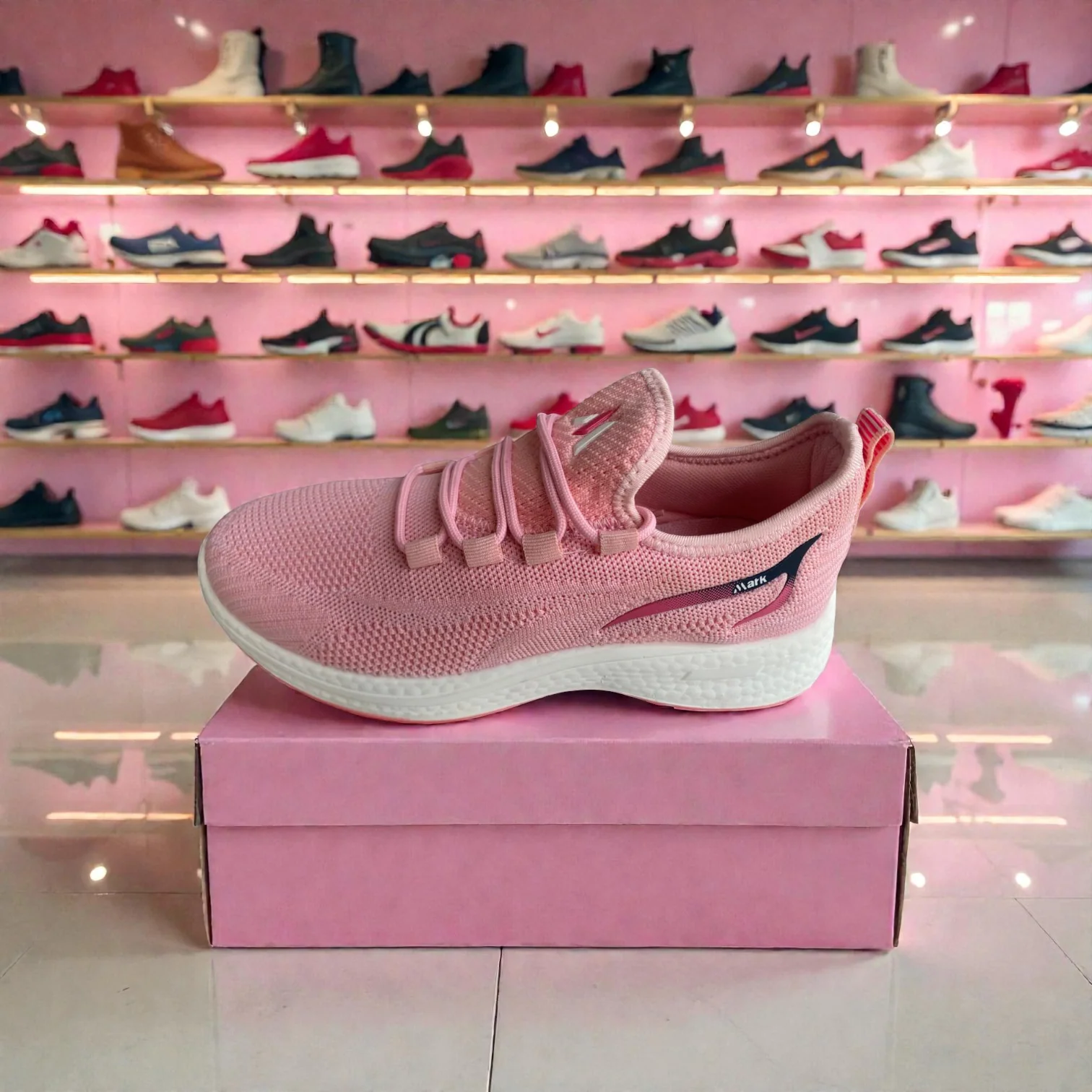 003 Pink Ladies Comfort Sneakers – Lightweight Walking Shoes for Daily Use - Image 7