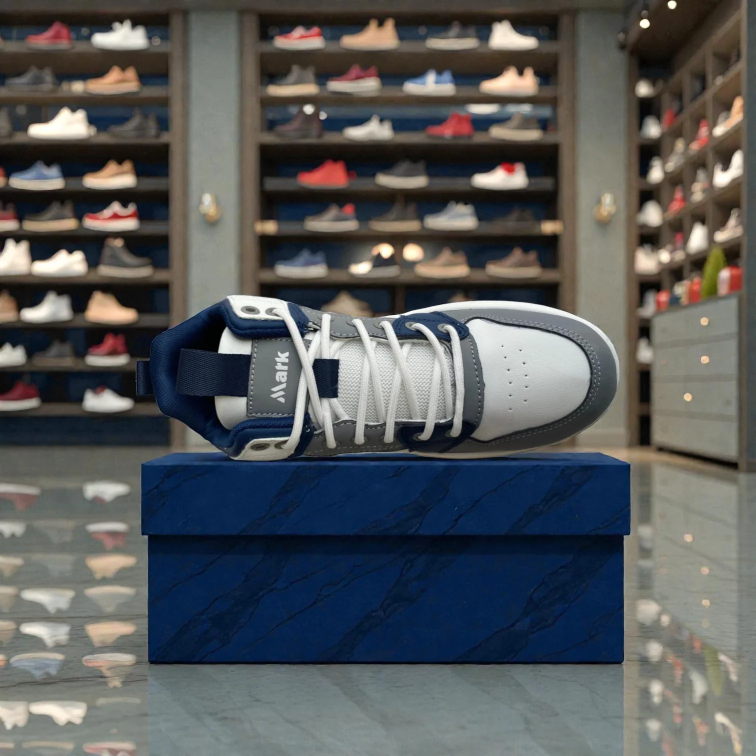 102 Gray Men’s Comfort Sneakers – Casual Walking Shoes - Image 5