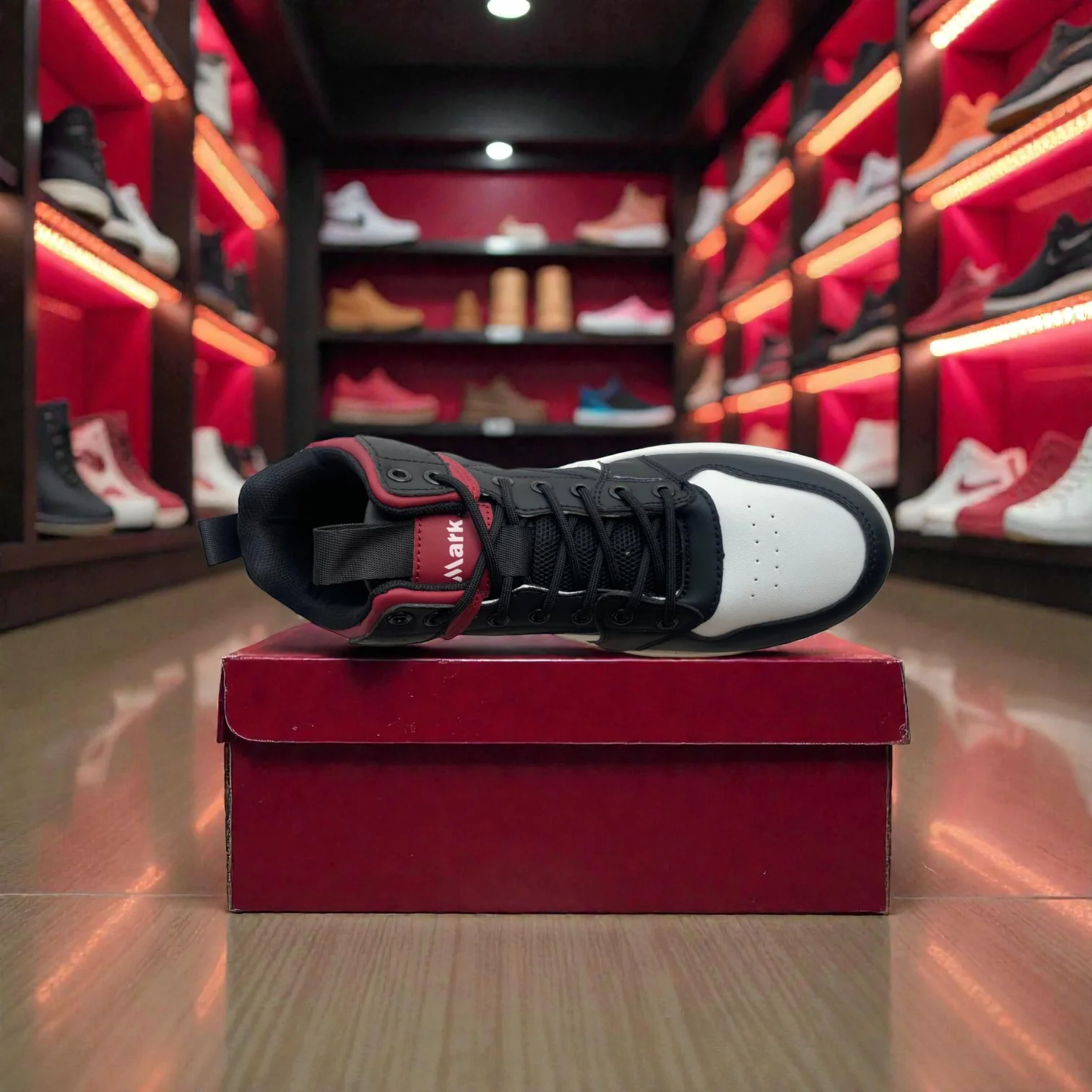 102 Red Men’s Comfort Sneakers – Casual Walking Shoes - Image 6