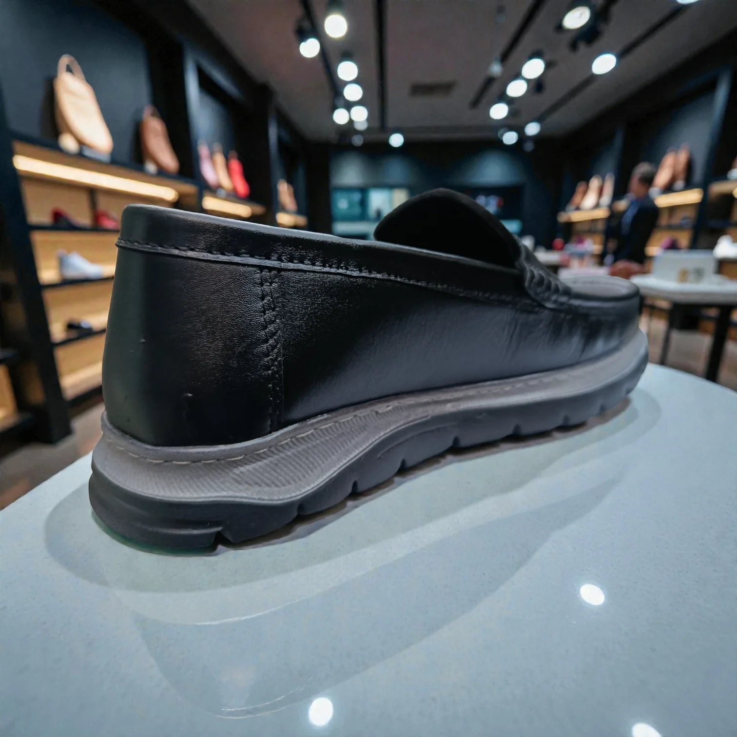 105 Black Men’s Loafers | মেডিকেটেড কমফোর্ট ইনসোল - Image 8