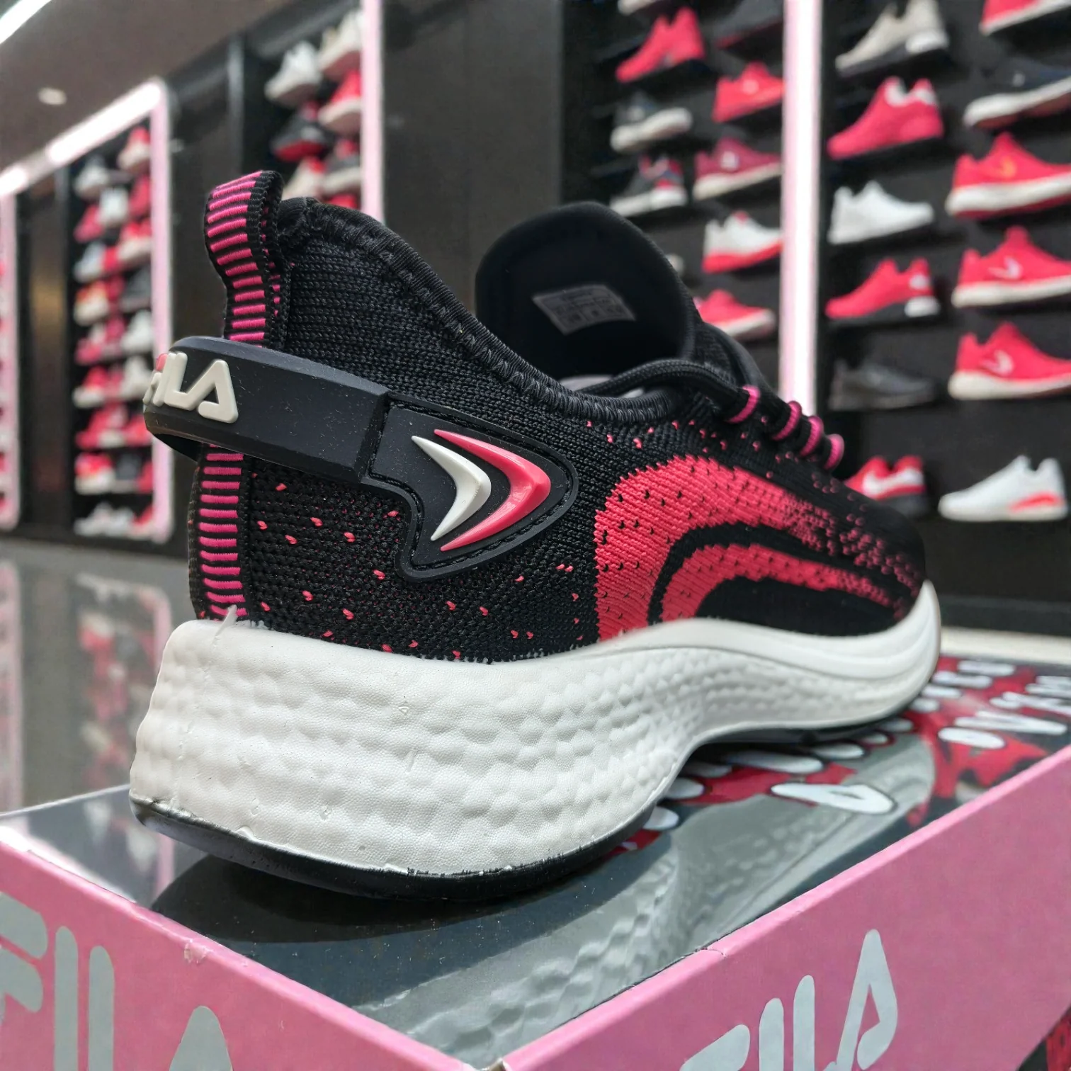 Black Fila  Women's Sneakers – Running Casual Walking Shoe - Image 4