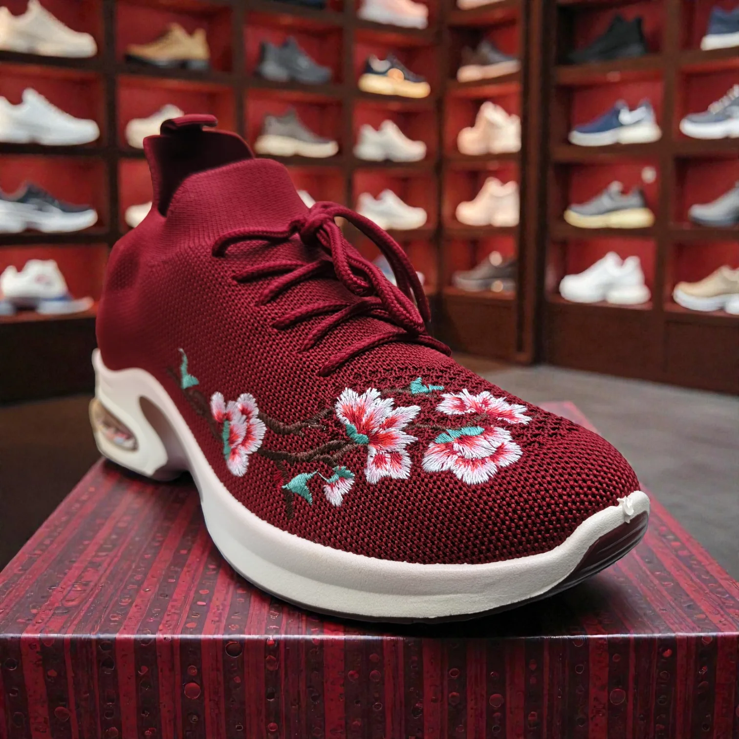 Maroon Women's Sneakers | Comfortable Casual & Walking Shoes - 5025111 - Image 3