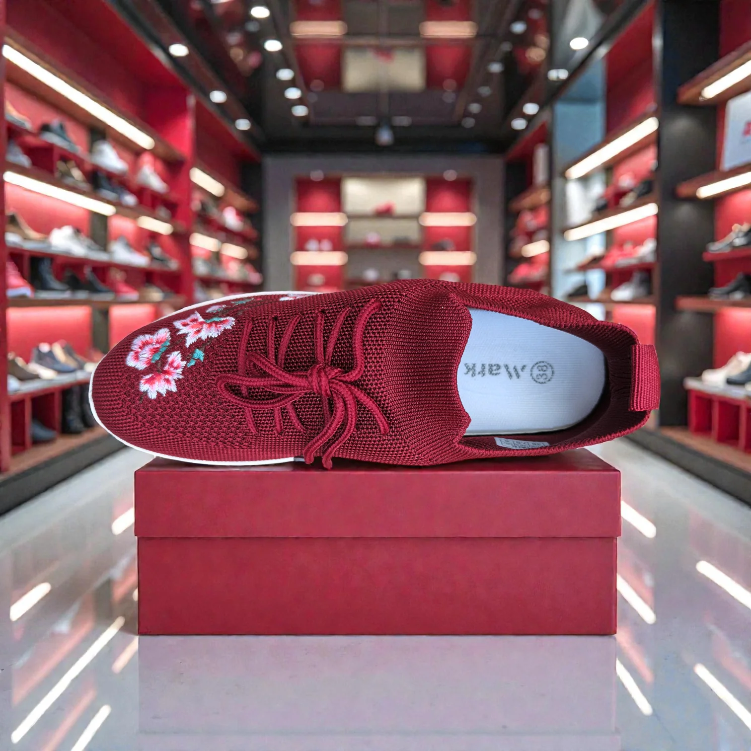 Maroon Women's Sneakers | Comfortable Casual & Walking Shoes - 5025111 - Image 4