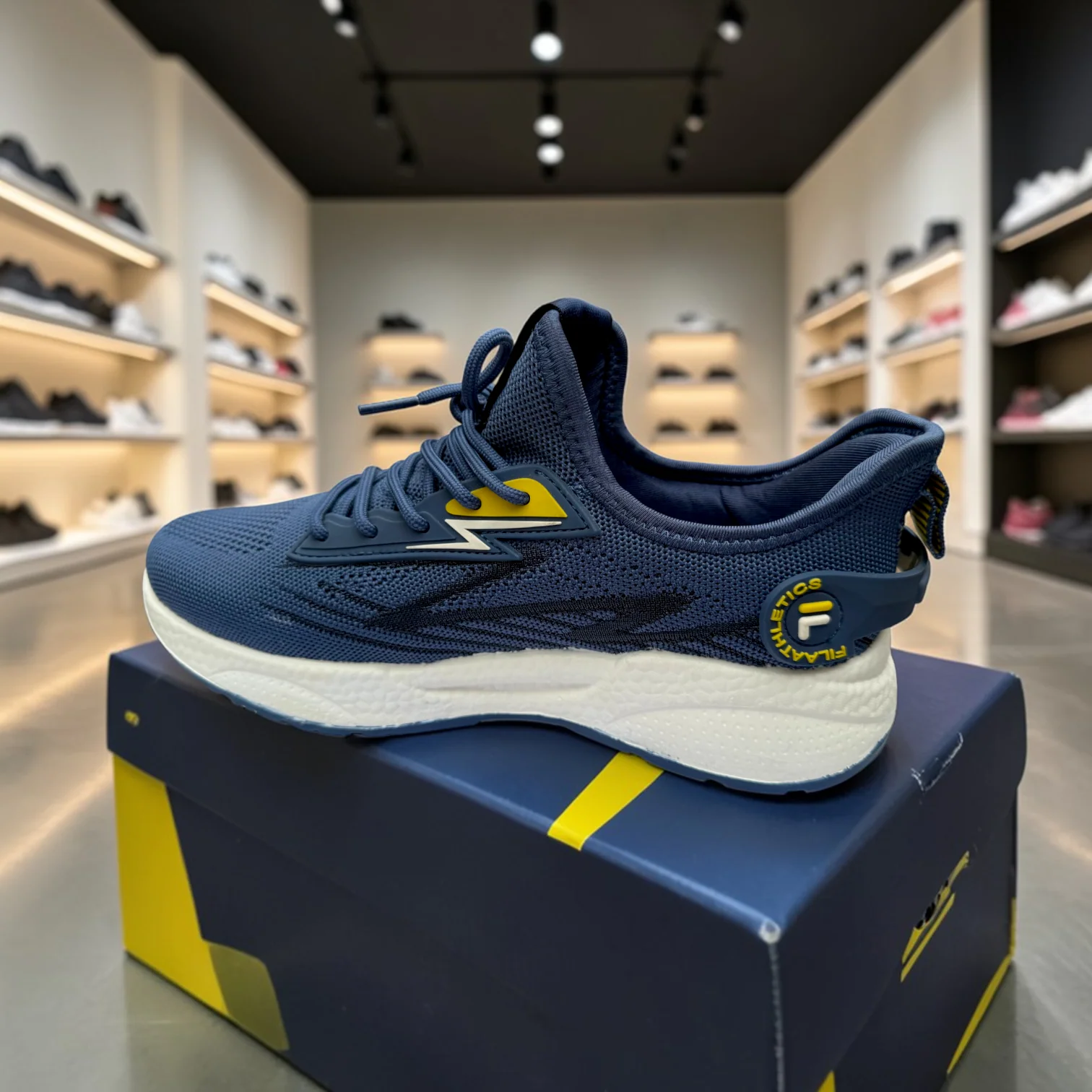 Fila Dark Blue বাইক,রানিং,জিম,ট্যুর ,ট্রাবেল,জগিং,অফিস,ক্যাজুয়াল,ক্যাম্পাস স্নিকার্স - Image 7