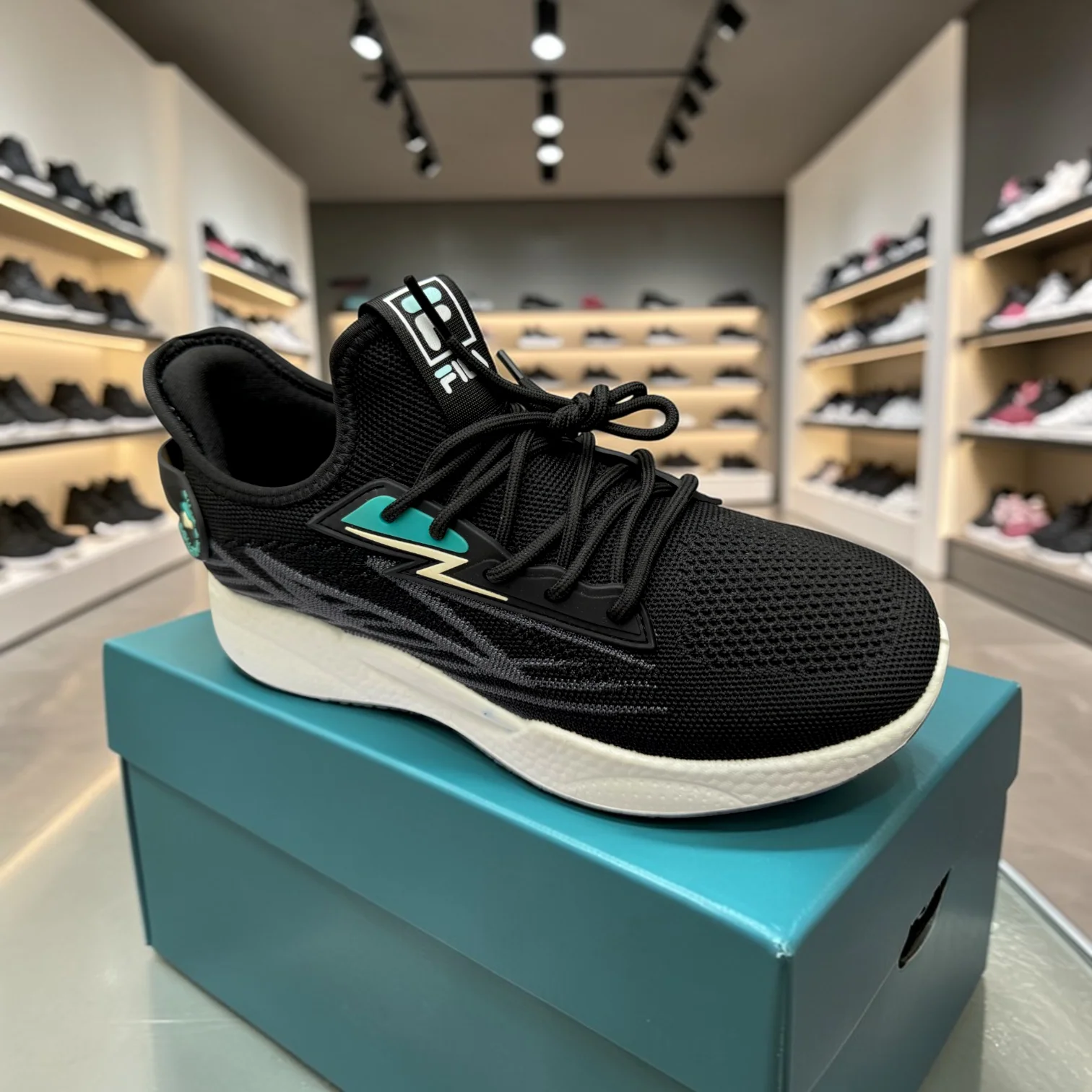 Fila Black Men's  Sneakers –বাইক,রানিং,জিম,ট্যুর ,ট্রাবেল,জগিং,অফিস,ক্যাজুয়াল,ক্যাম্পাস - Image 6