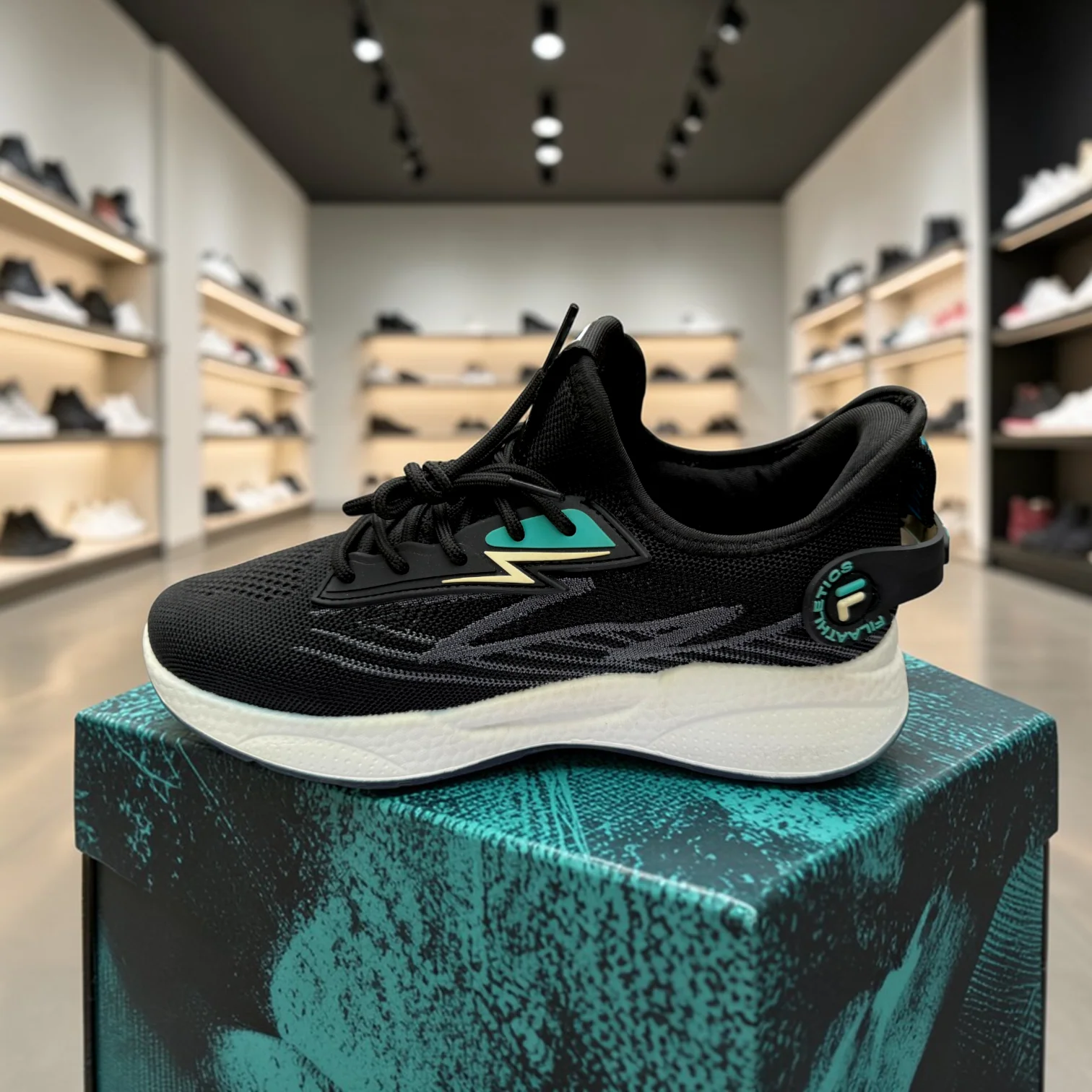 Fila Black Men's  Sneakers –বাইক,রানিং,জিম,ট্যুর ,ট্রাবেল,জগিং,অফিস,ক্যাজুয়াল,ক্যাম্পাস - Image 7