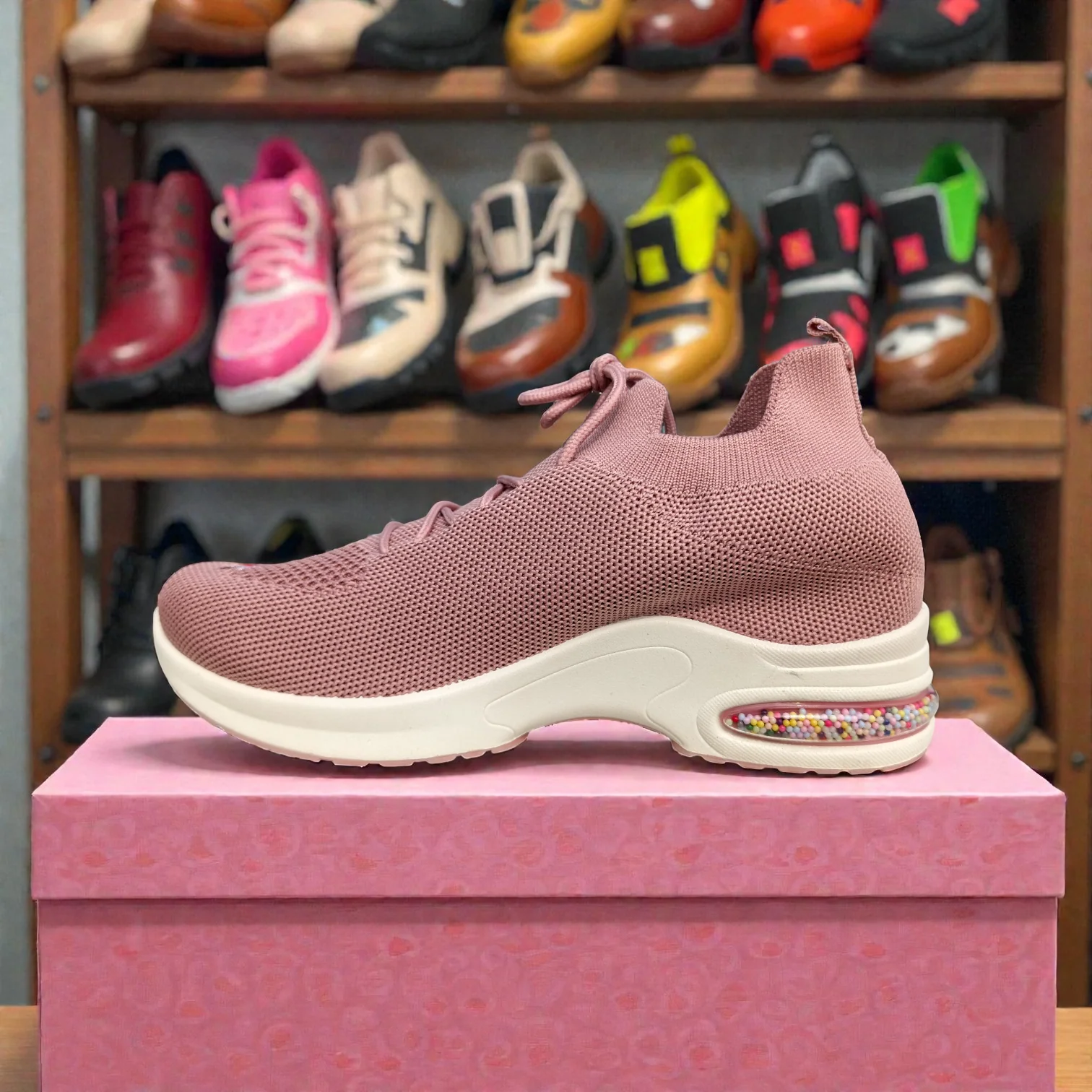 Pink  Women's Sneakers – Running Casual Walking Shoe 5011 - Image 3