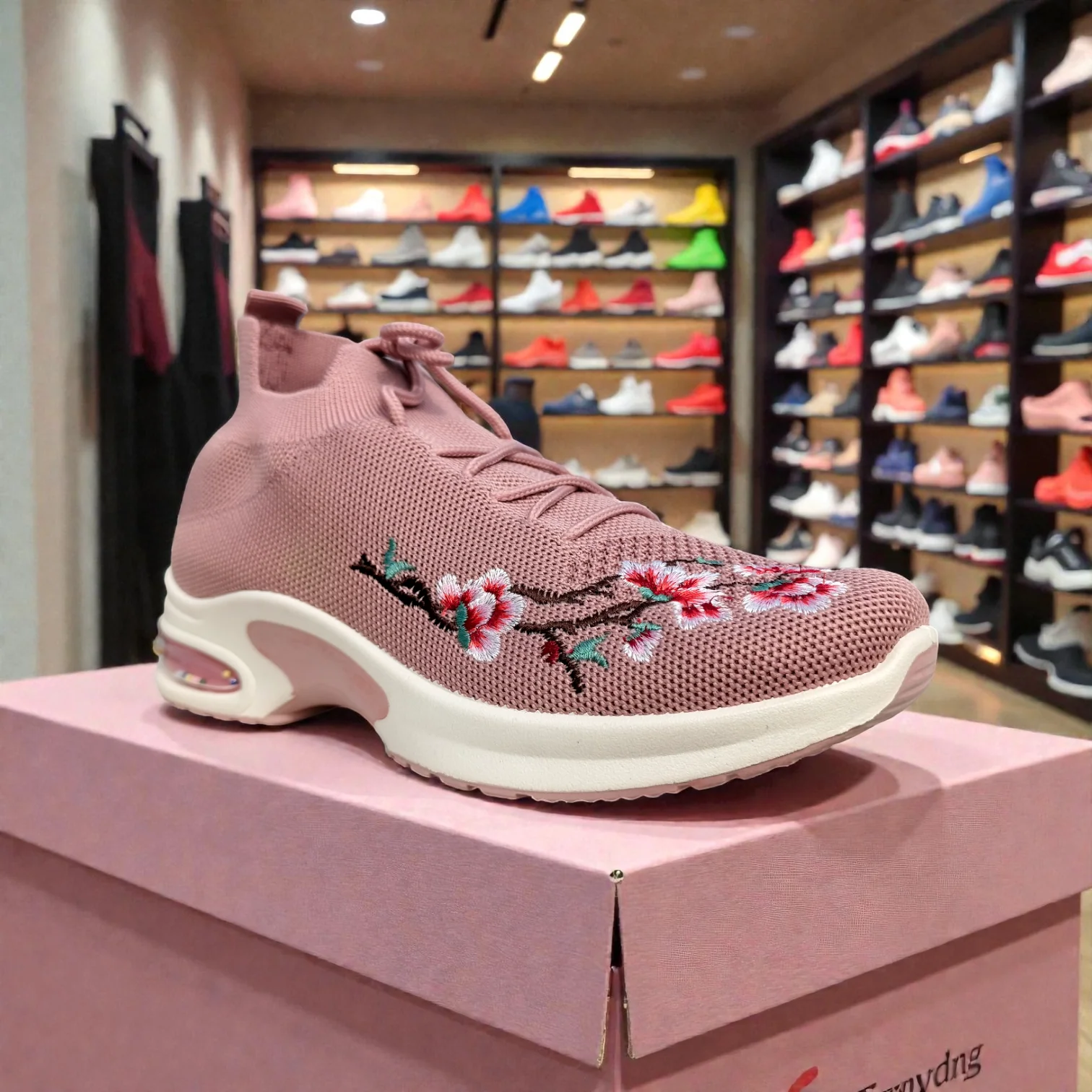 Pink  Women's Sneakers – Running Casual Walking Shoe 5011 - Image 7